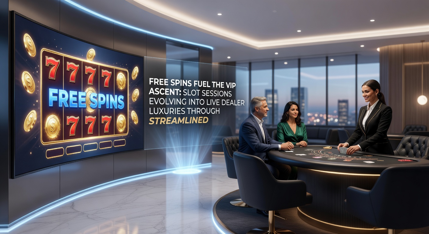 Live dealer tafels met VIP-spelers, verbonden via digitale betaaliconen en slotrollen op een achtergrondscherm